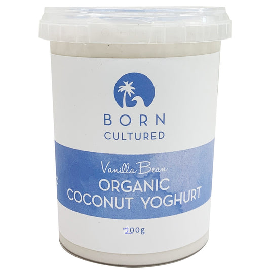 Born Cultured Vanilla Bean Coconut Yoghurt 200g