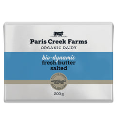 Paris Creek Farms Bio-Dynamic Organic Fresh Salted Butter | Harris Farm Online