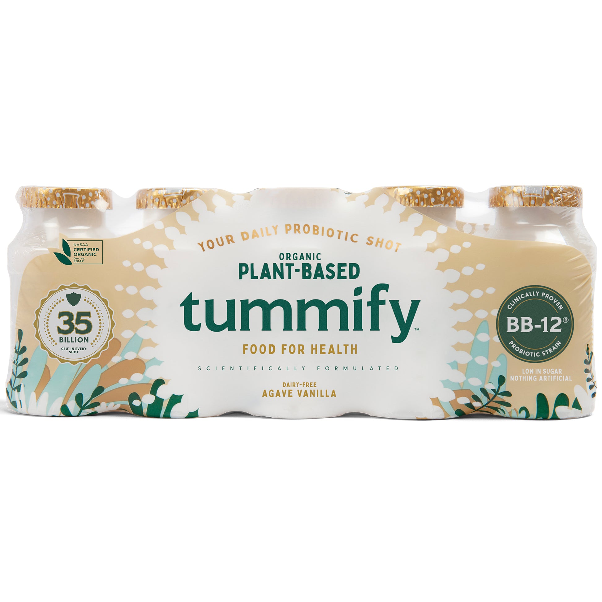 Tummify Organic Plant Based Agave Vanilla Probiotic Shot | Harris Farm Online