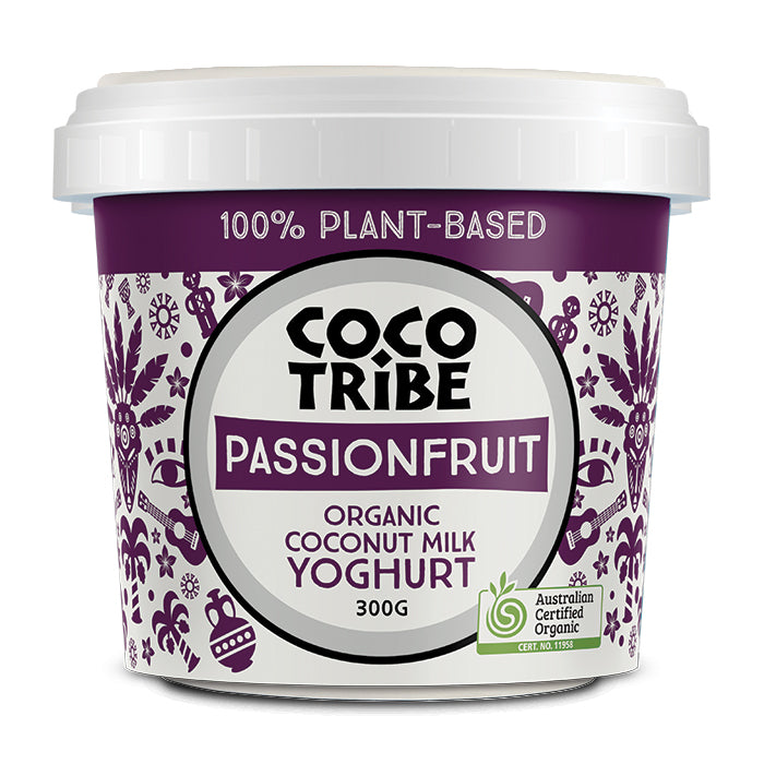 Coco Tribe Organic Coconut Milk Passionfruit Yoghurt | Harris Farm Online