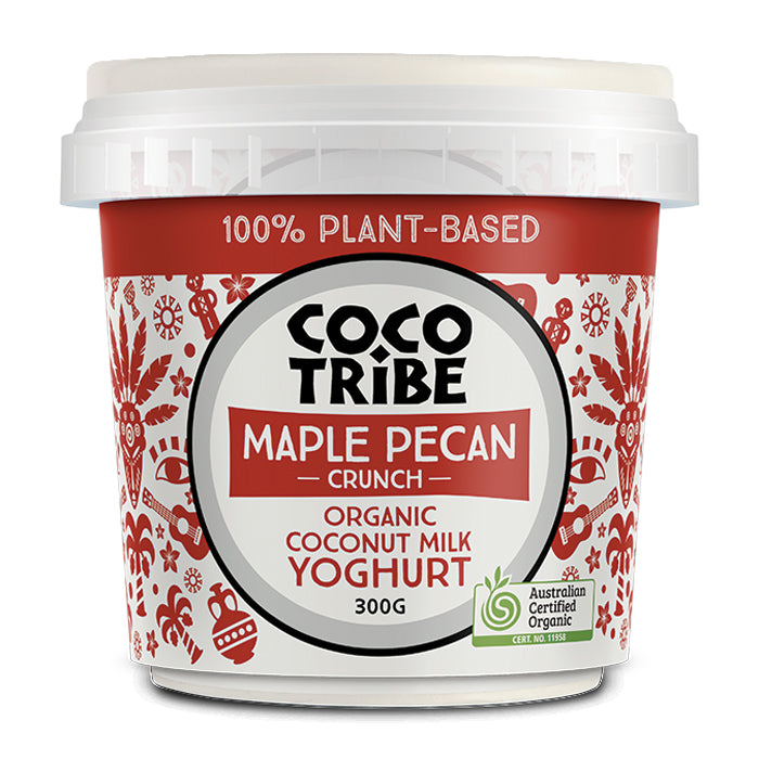Coco Tribe Organic Coconut Milk Maple Pecan Crunch Yoghurt | Harris Farm Online