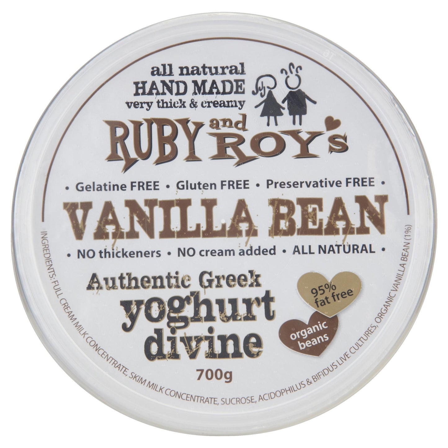 Ruby & Roy's Yoghurt Vanilla Bean Greek Divine 700g , Frdg2-Dairy - HFM, Harris Farm Markets
- 3