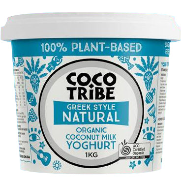 Coco Tribe - Organic Coconut Milk Yoghurt - Greek Style Natural | Harris Farm Online