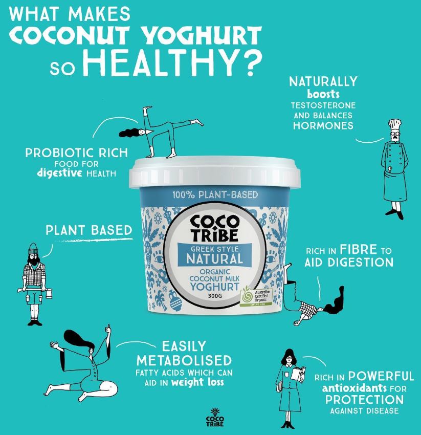 Coco Tribe - Organic Coconut Milk Yoghurt - Greek Style Natural | Harris Farm Online