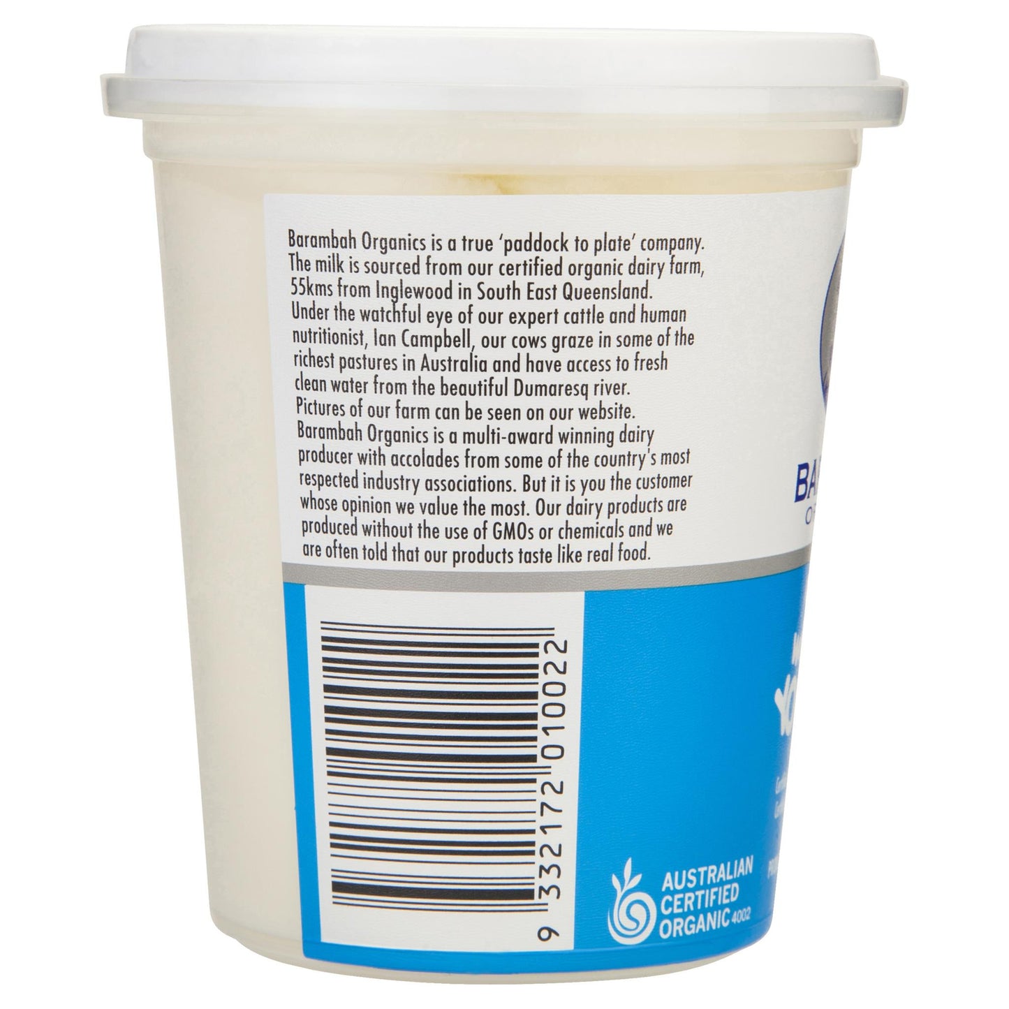 Barambah Organics Yoghurt Whole Milk 200g , Frdg2-Dairy - HFM, Harris Farm Markets
- 3