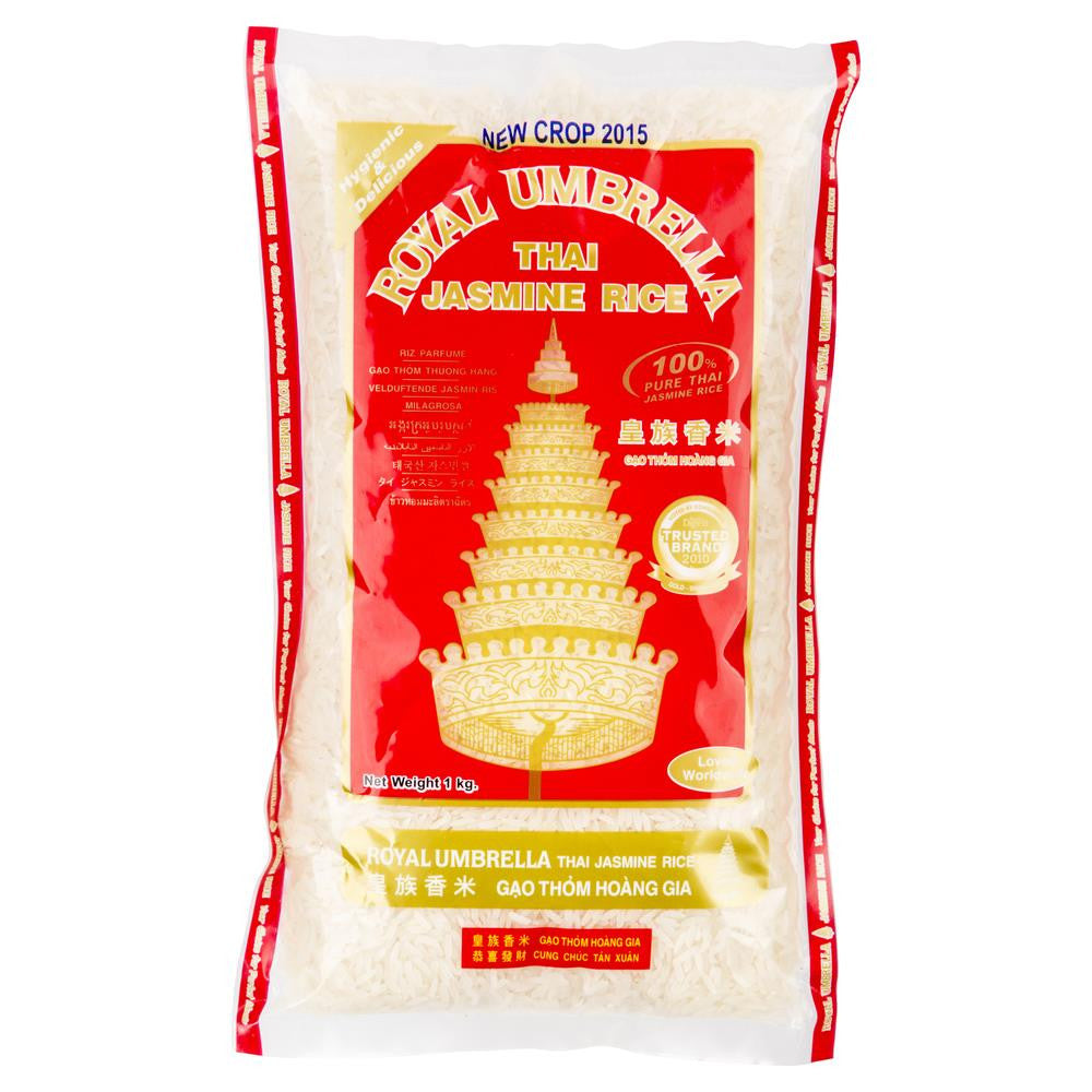 Royal Umbrella Thai Jasmine Rice 1kg , Grocery-Asian - HFM, Harris Farm Markets
- 1