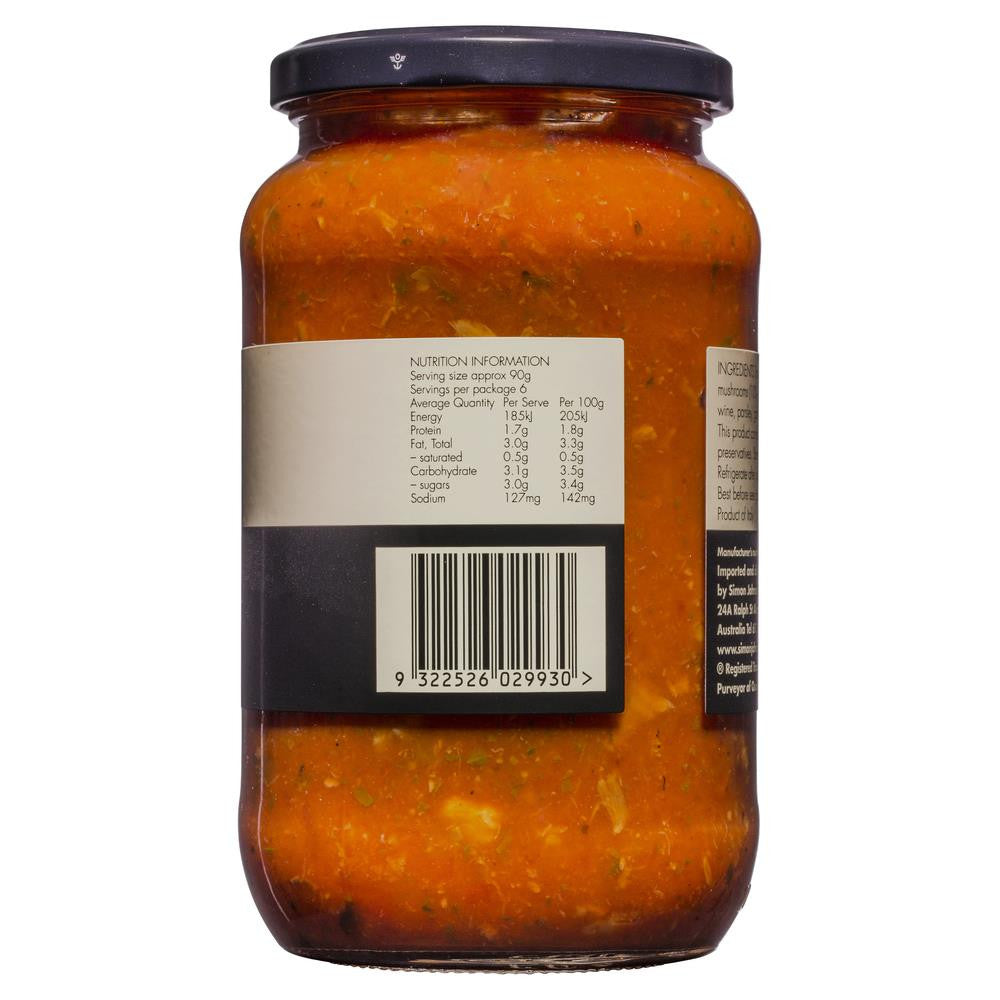 Simon Johnson - Pasta Sauce - Porcini Mushrooms | Harris Farm Online