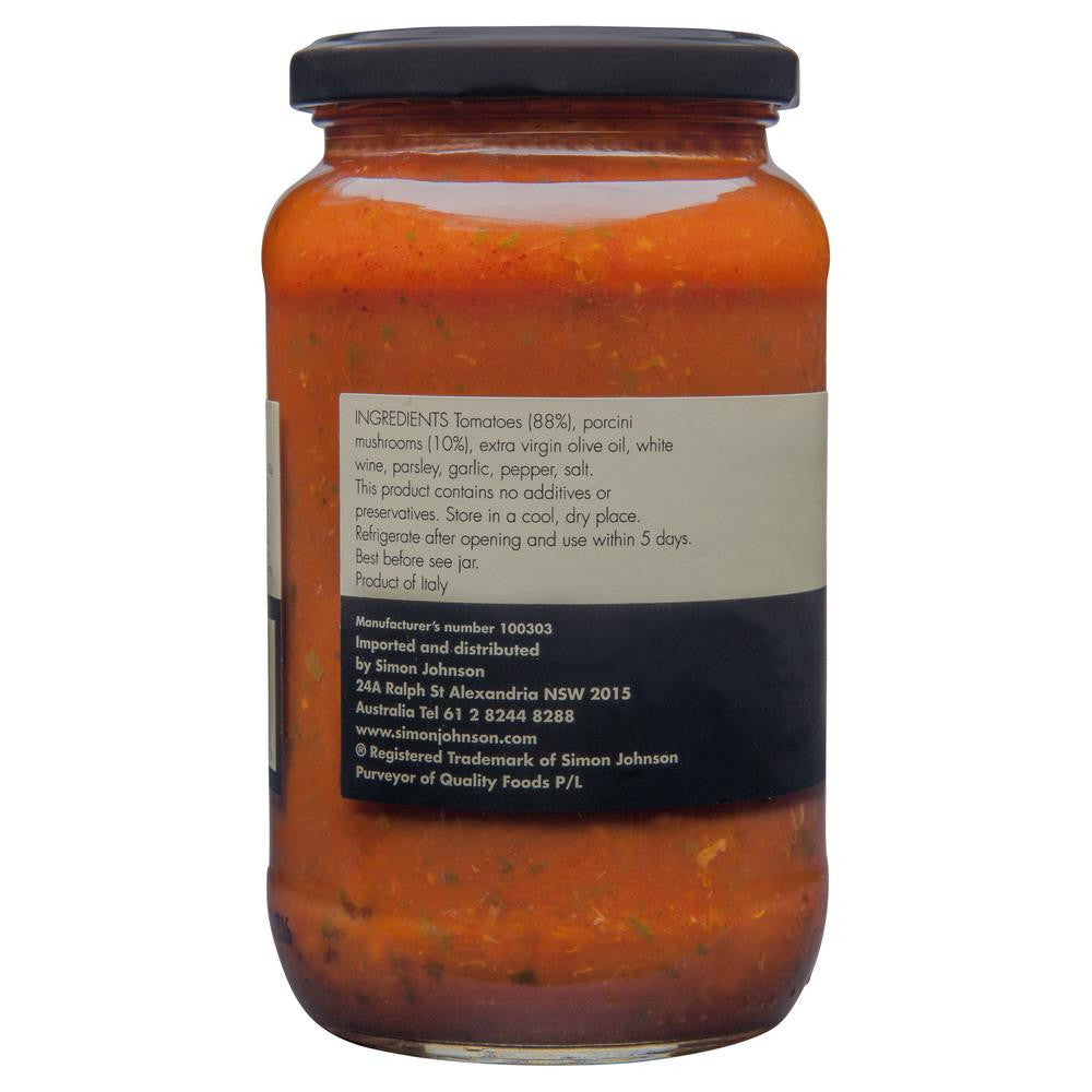 Simon Johnson - Pasta Sauce - Porcini Mushrooms | Harris Farm Online