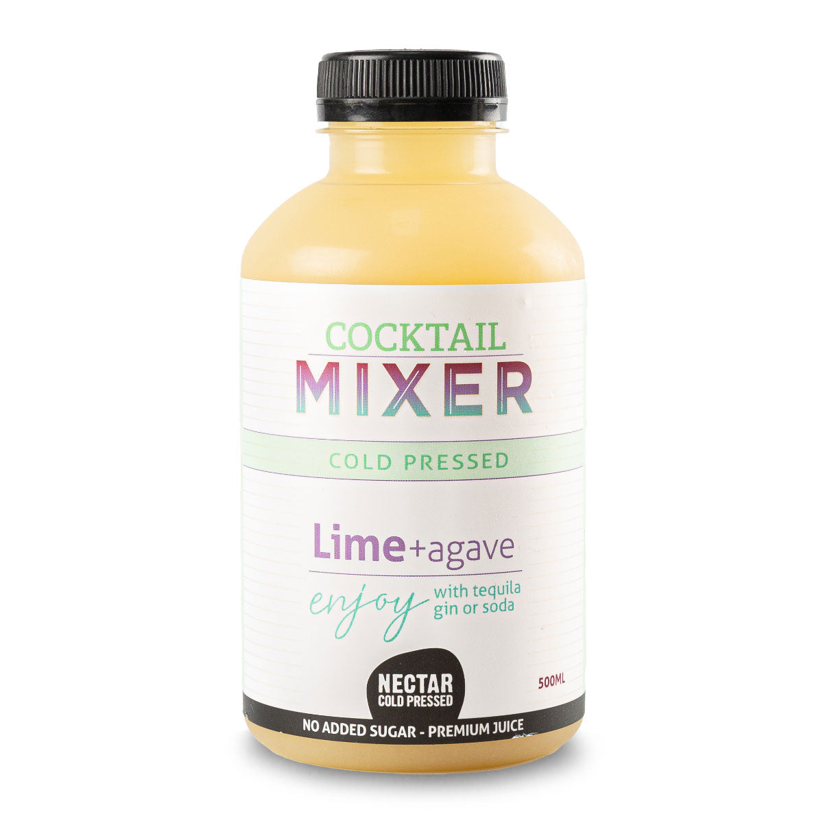 Cold Pressed Cocktail Mixer Lime and Agave Juice 500ml | Harris Farm Online