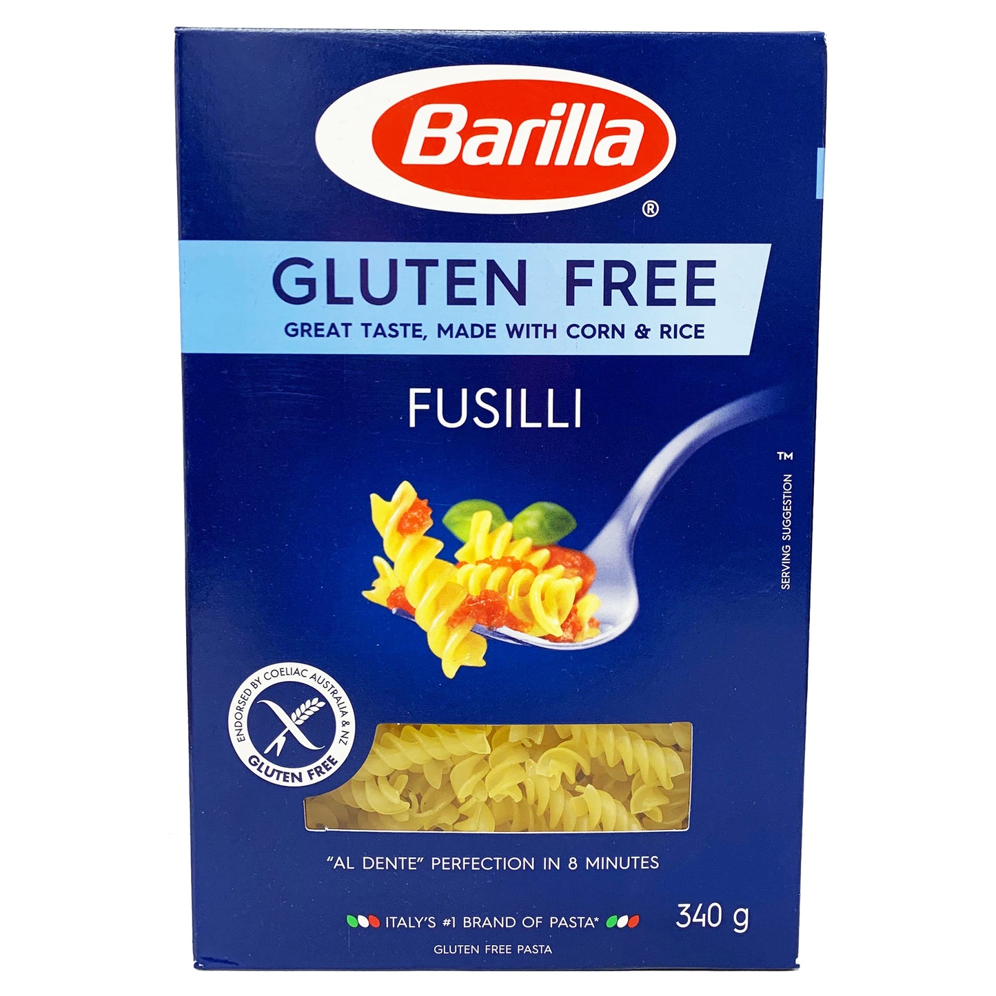 Barilla - Pasta Gluten Free - Fusilli (340g)