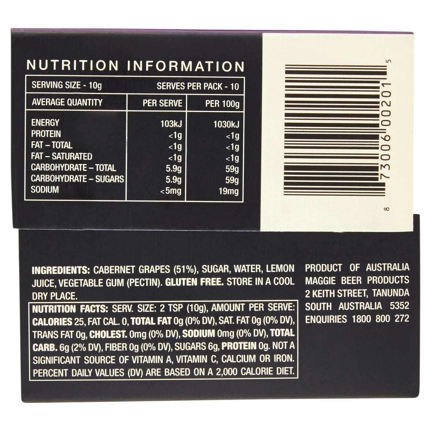 Maggie Beer Paste Cabernet 100g , Grocery-Antipasti - HFM, Harris Farm Markets
- 2