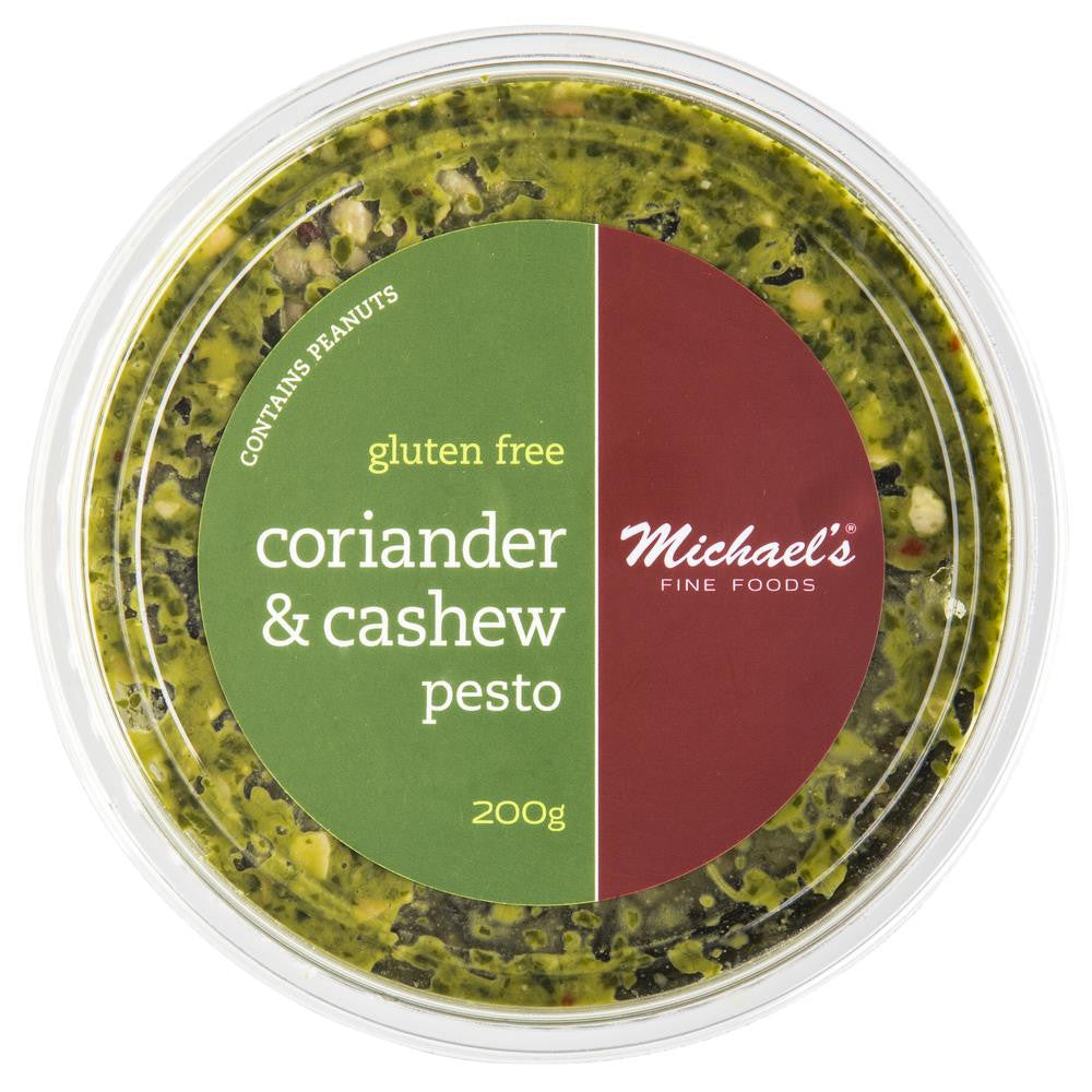 Michaels Fine Foods Coriander Cashew Pesto 200g , Frdg1-Antipasti - HFM, Harris Farm Markets
- 1