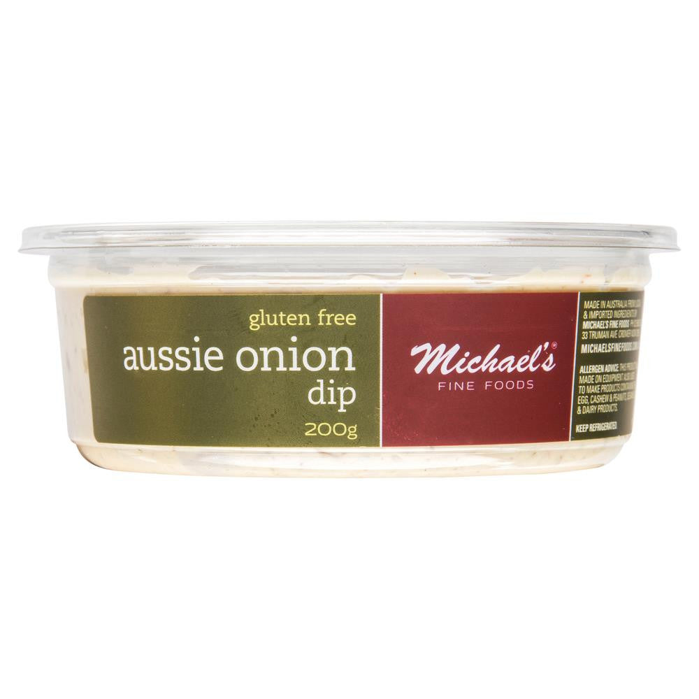 Michaels Fine Foods Aussie Onion Dip 200g , Frdg1-Antipasti - HFM, Harris Farm Markets
- 2