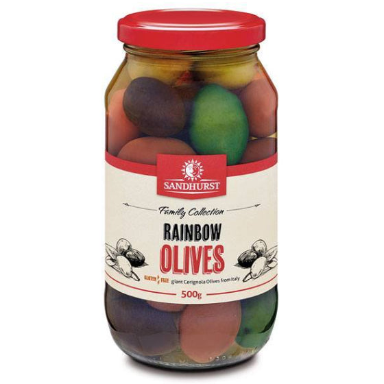 Sandhurst Rainbow Olives 500g