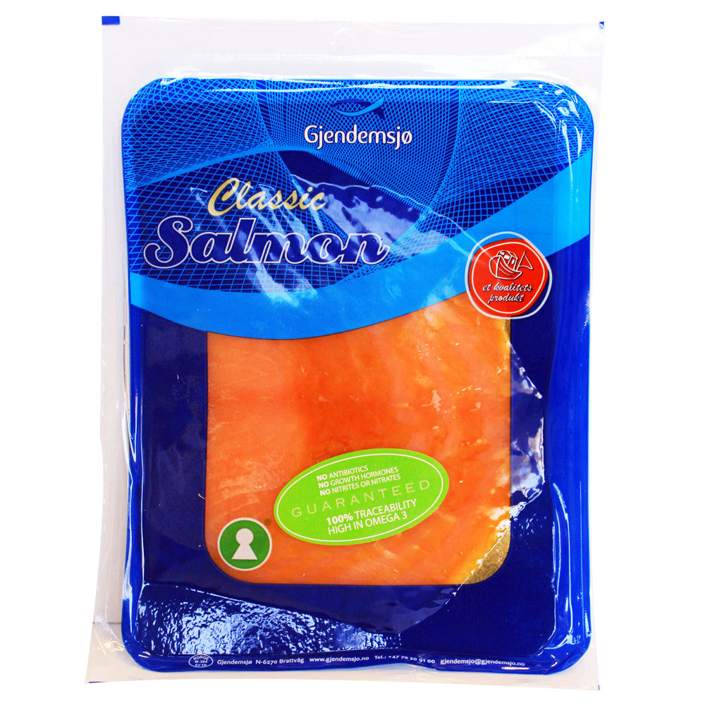 Salmon Smoked Classic 200g Gjendemsjo , Frdg3-Seafood - HFM, Harris Farm Markets
 - 1