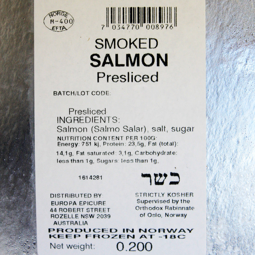 Salmon Smoked Classic 200g Gjendemsjo , Frdg3-Seafood - HFM, Harris Farm Markets
 - 2