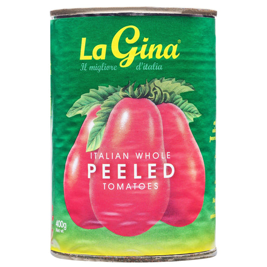 La Gina Whole Peeled Tomatoes 400g , Grocery-Can Veg - HFM, Harris Farm Markets
 - 1