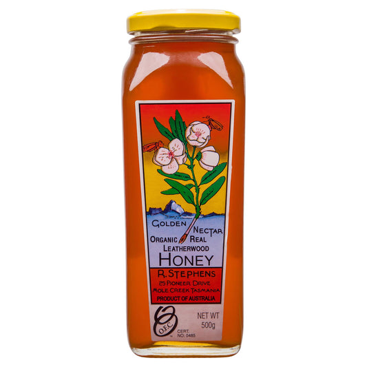 Stephen Leatherwood Honey 500g , Grocery-Spreads - HFM, Harris Farm Markets
 - 1