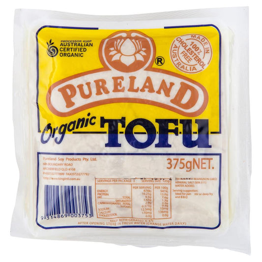 Pureland Organic Tofu 375g , Frdg3-Asian - HFM, Harris Farm Markets
 - 1