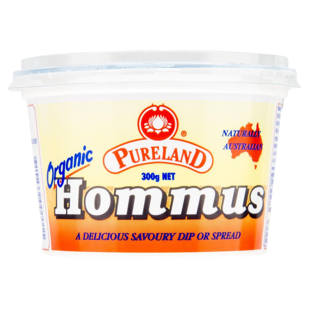 Pureland Organic Hommus 300g , Frdg1-Antipasti - HFM, Harris Farm Markets
 - 2