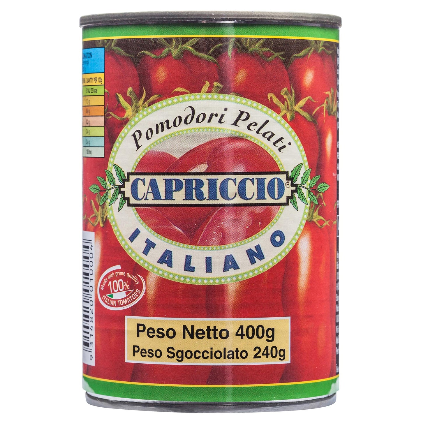 Capriccio Peeled Tomatoes 400g , Grocery-Can Veg - HFM, Harris Farm Markets
- 2