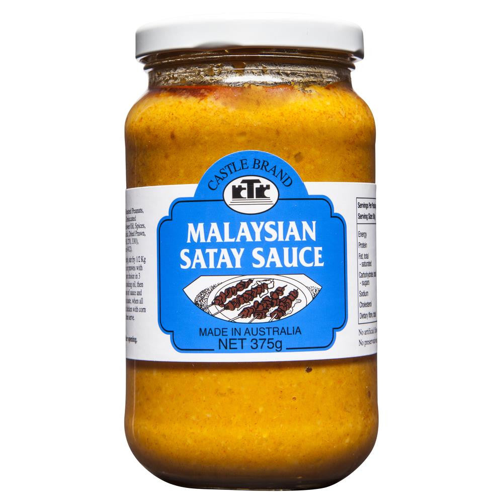 Castle Brand Malaysian Satay Sauce 375g , Grocery-Asian - HFM, Harris Farm Markets
- 1