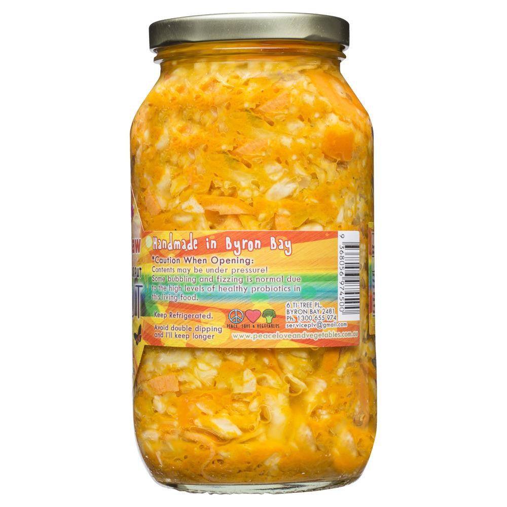 Peace Love & Vegetables Super Kraut Kim-Chi 680g , Grocery-Can or Jar - HFM, Harris Farm Markets
- 2