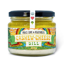 Peace, Love and Vegetables Cashew Cheese Dill 280g