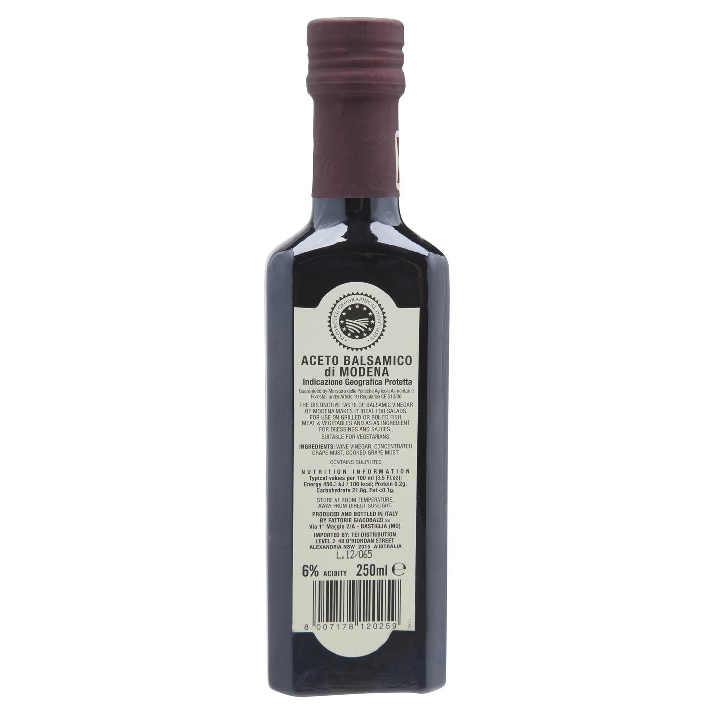 Fattorie Balsamic Vinega 250Ml 250ml , Grocery-Oils - HFM, Harris Farm Markets
- 2