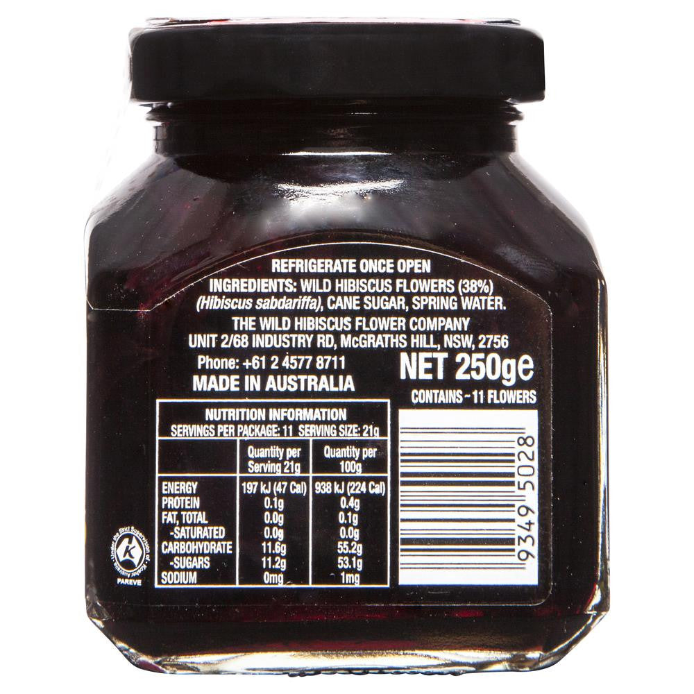 Wild Hibiscus Flowers Syrup 250g , Grocery-Condiments - HFM, Harris Farm Markets
- 2