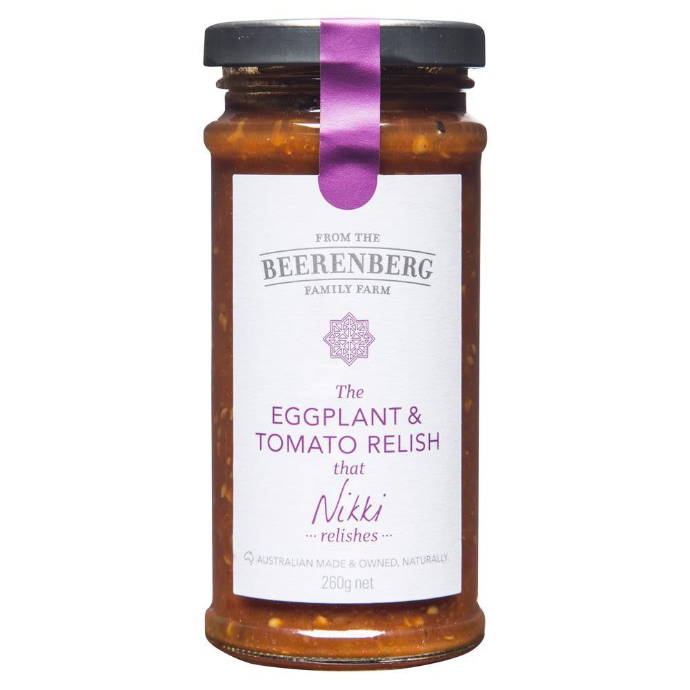 Beerenberg The Eggplant Tomato Relish 260g , Grocery-Oils - HFM, Harris Farm Markets
- 1