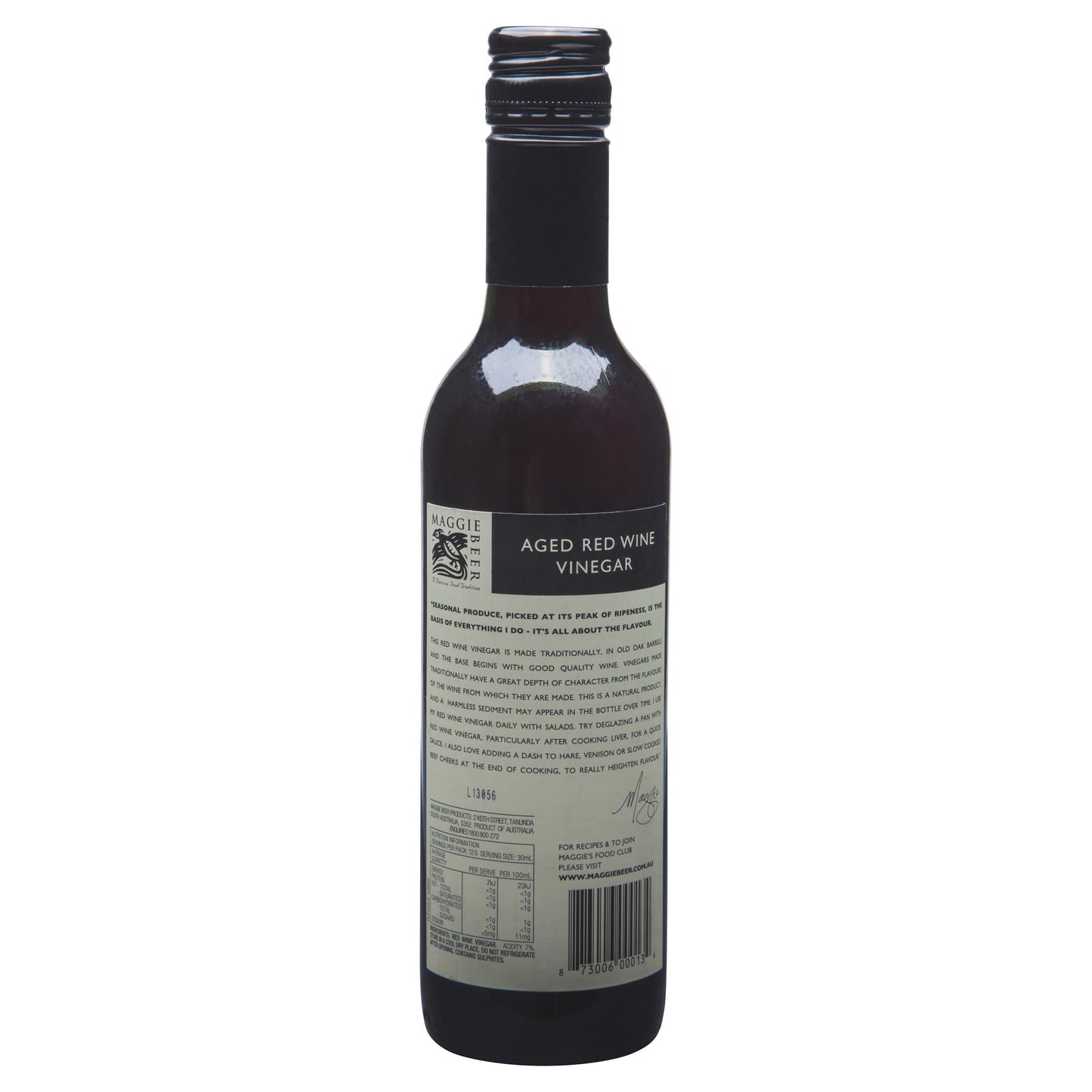 Maggie Beer Red Wine Vinegar 375ml , Grocery-Oils - HFM, Harris Farm Markets
- 2