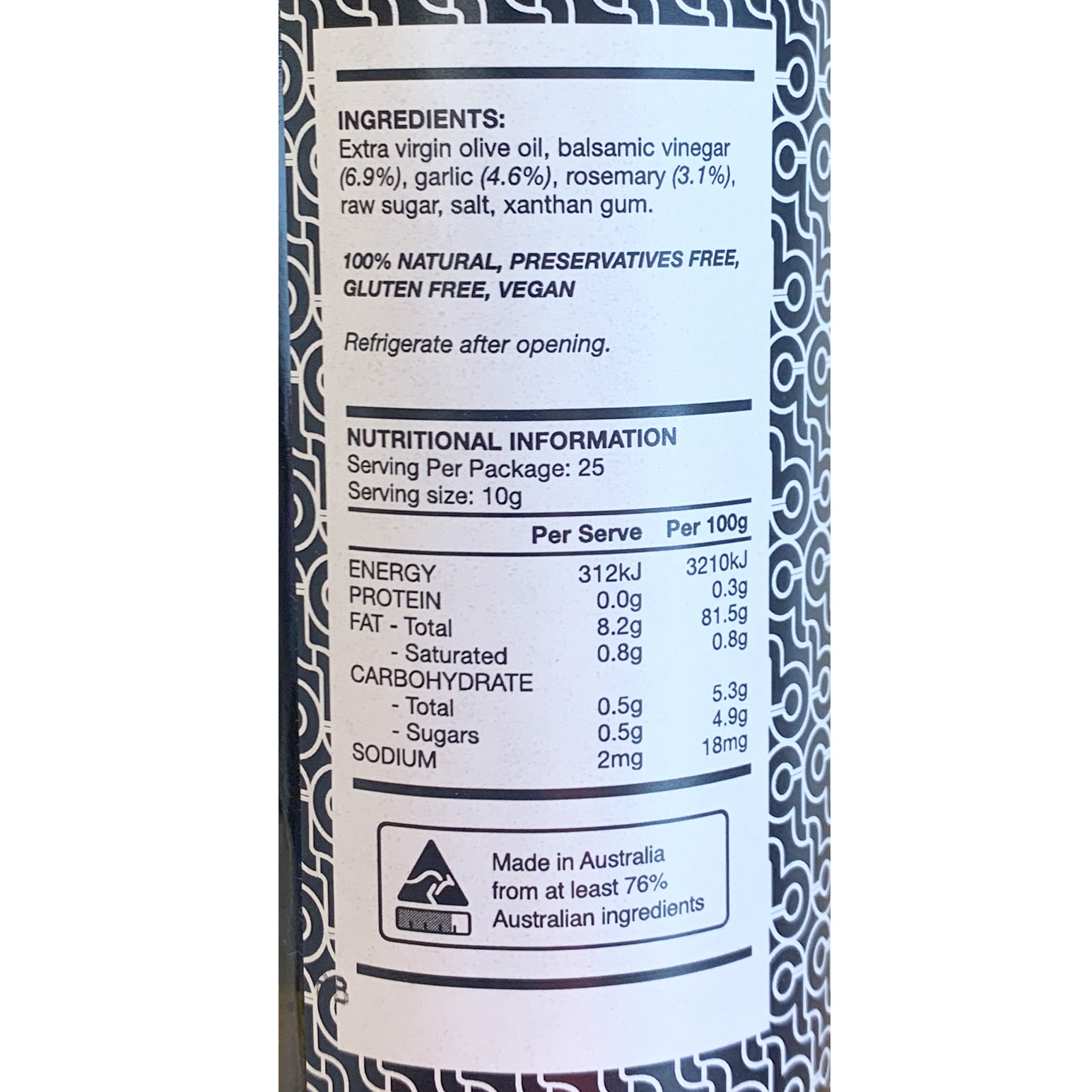 Luca Ciano Rosemary, Garlic and Balsamic Dressing | Harris Farm Online