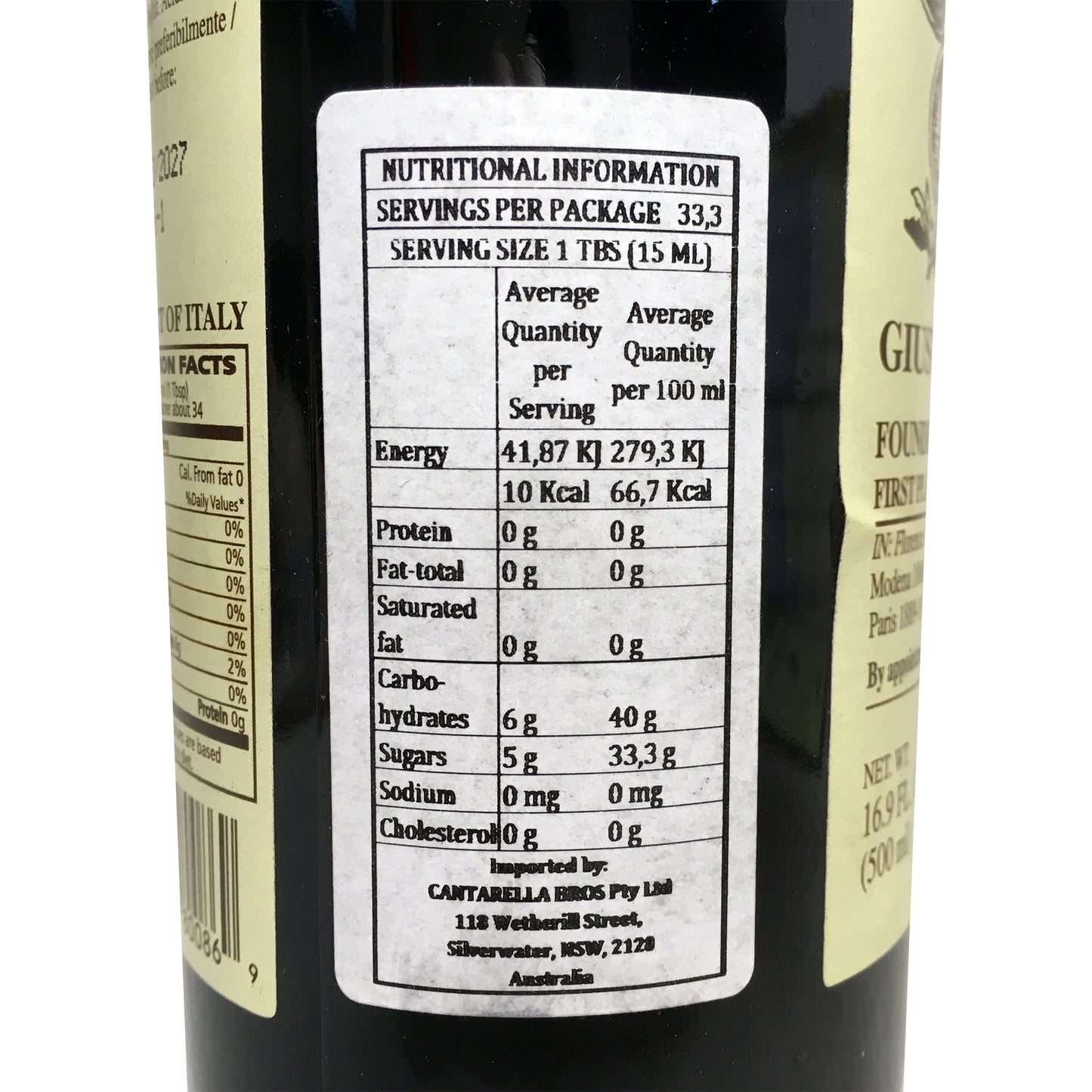 Giusti Premio Balsamic Vinegar of Modena 500ml