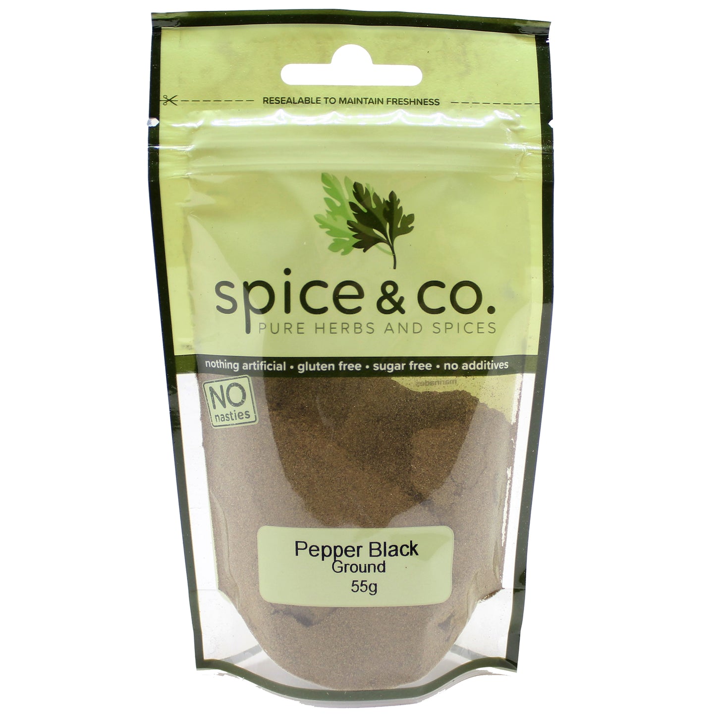 Spice and Co Pepper Black Ground 55g | Harris Farm Markets Online