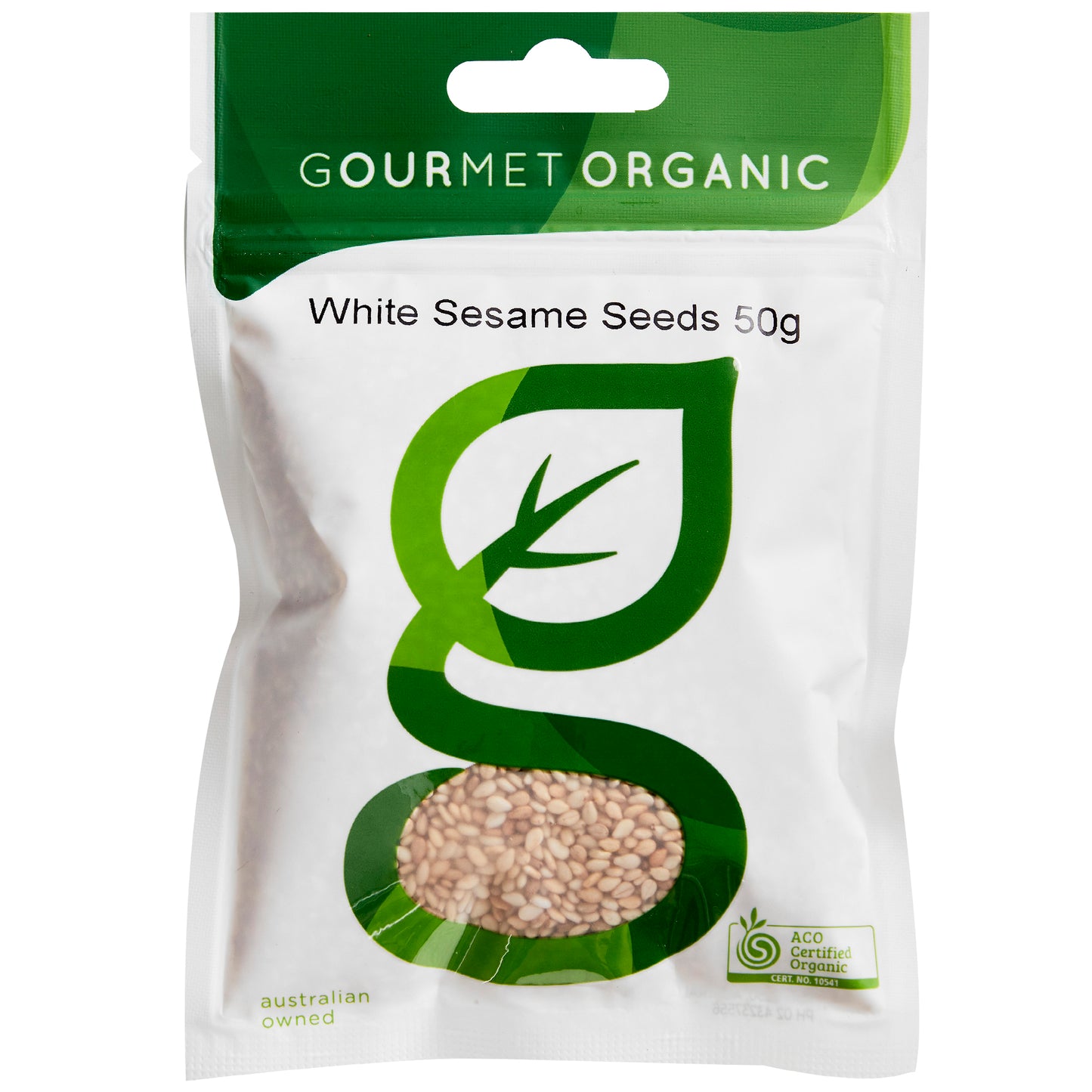 Gourmet Organic Herbs Sesame Seeds White 50g | Harris Farm Markets Online