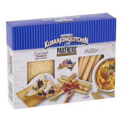 Kurrajong Kitchen Lavosh Crackers & Mini Grissini 120g