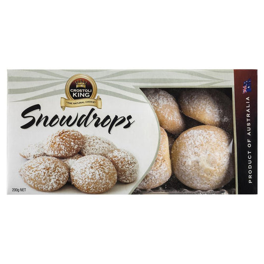 Crostoli King Snow Drops 200g , Grocery-Biscuits - HFM, Harris Farm Markets
 - 1