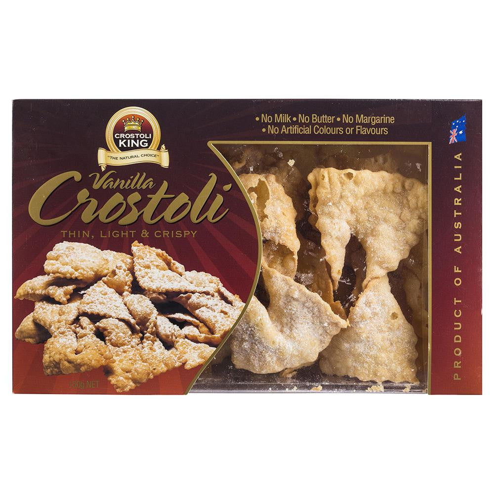 Crostoli King Vanilla Crostoli 150g , Grocery-Biscuits - HFM, Harris Farm Markets
- 1