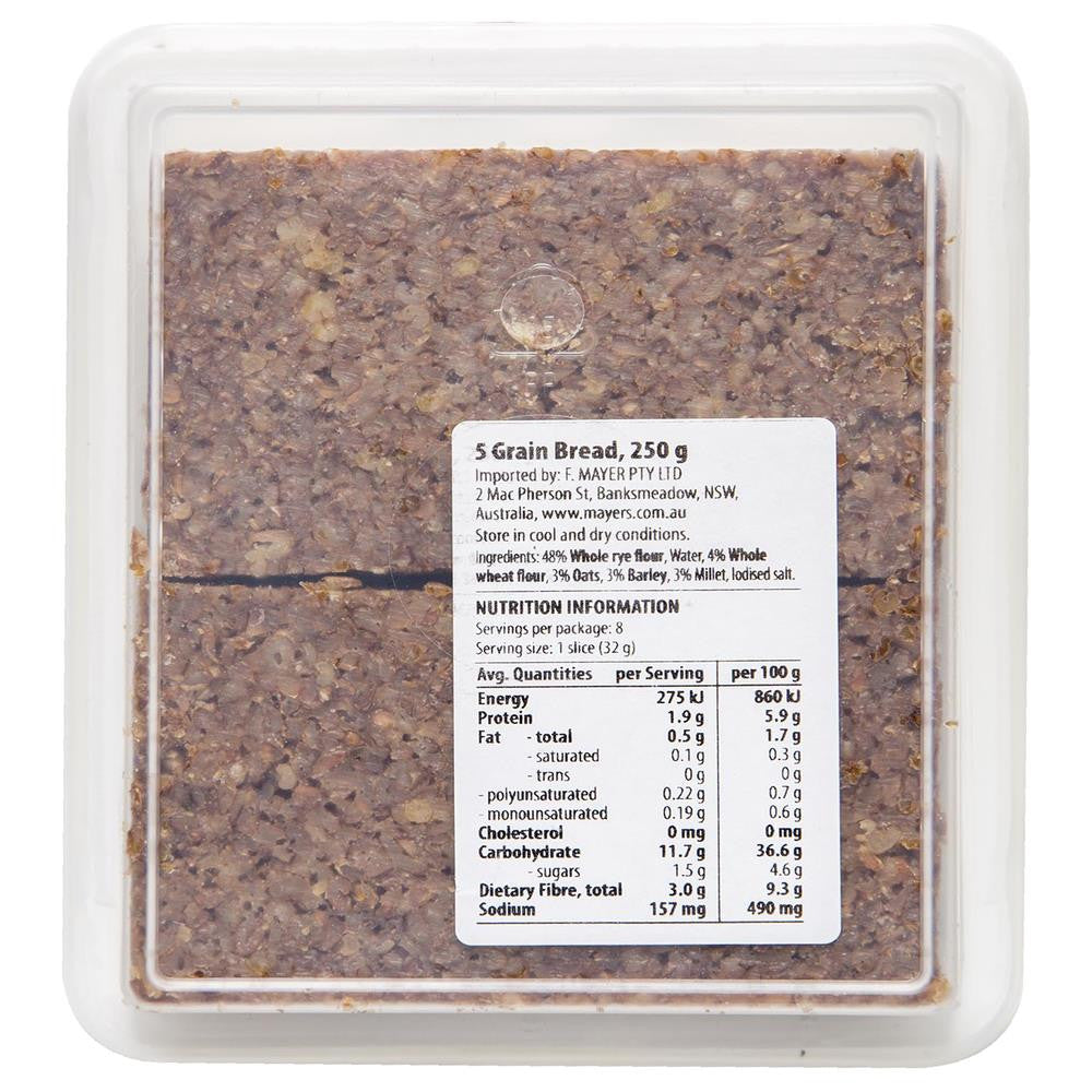 Delba 5 Whole Grain Bread 250g , Z-Bakery - HFM, Harris Farm Markets
- 2