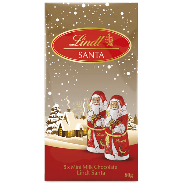 Lindt Santa Mini Milk Chocolate Bag | Harris Farm Online