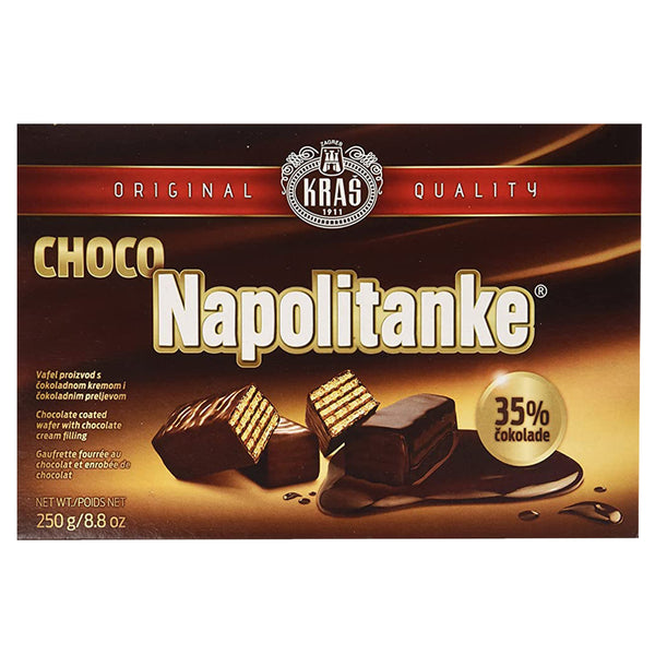 Kras Chocolate Coated Wafer Choco Napolitanke | Harris Farm Online
