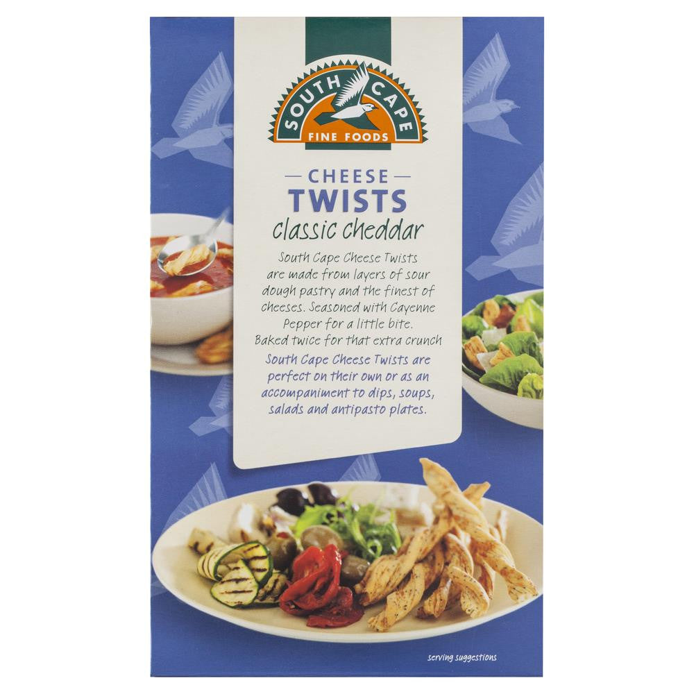 South Cape Cheese Twists Classic 100g , Grocery-Biscuits - HFM, Harris Farm Markets
- 2