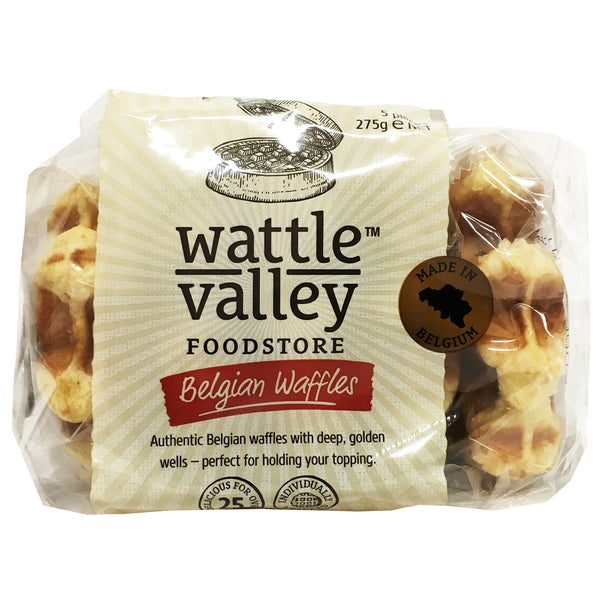 Wattle Valley Waffles Belgium x5 275g