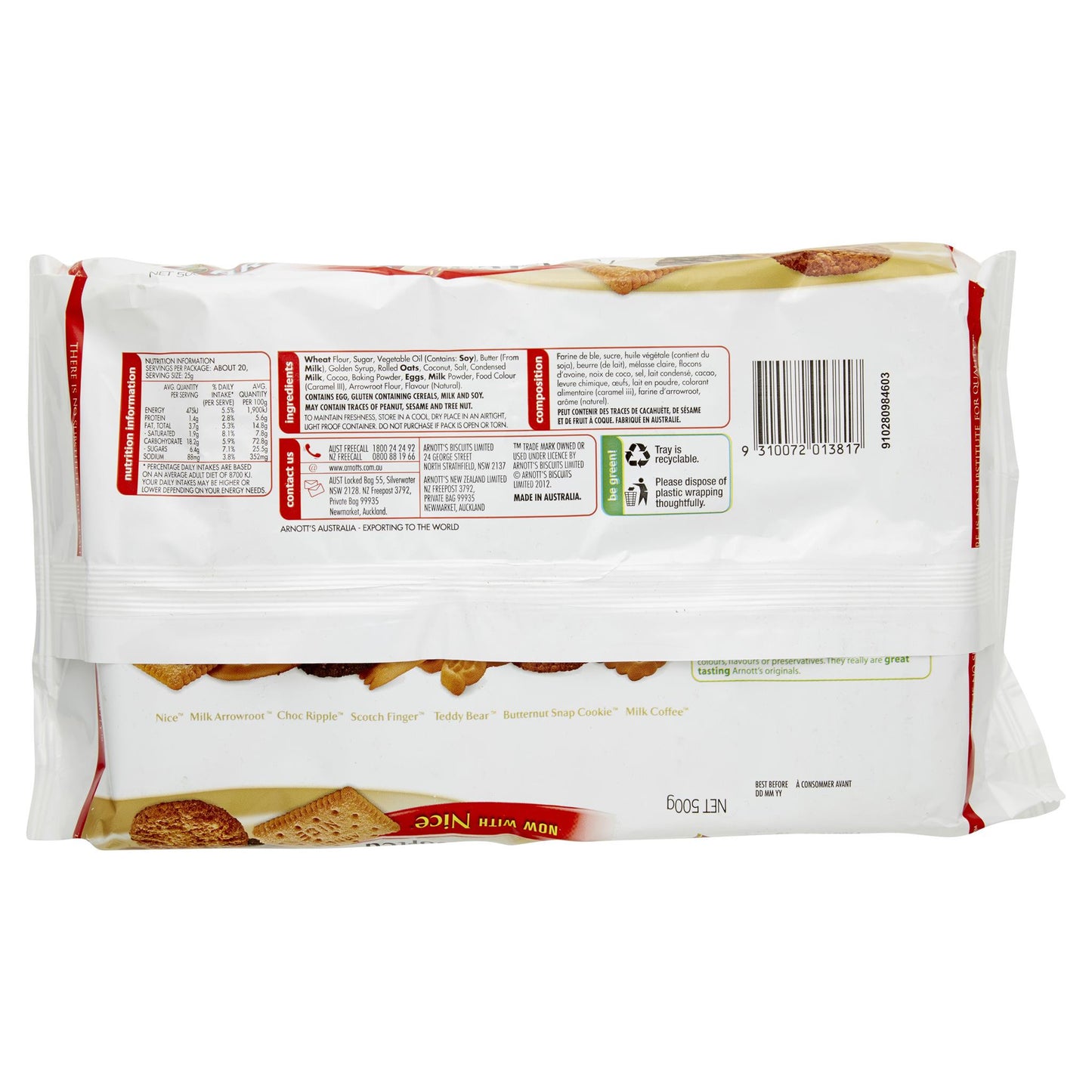 Arnotts Family Assorted 500g , Grocery-Biscuits - HFM, Harris Farm Markets
- 2