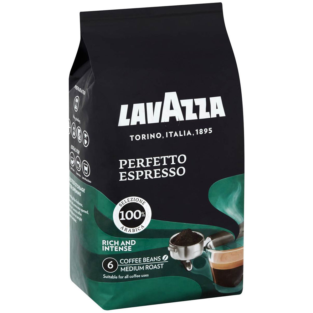 Lavazza - Coffee Beans - Perfetto Espresso (6 Strength, Medium Roast) | Harris Farm Online