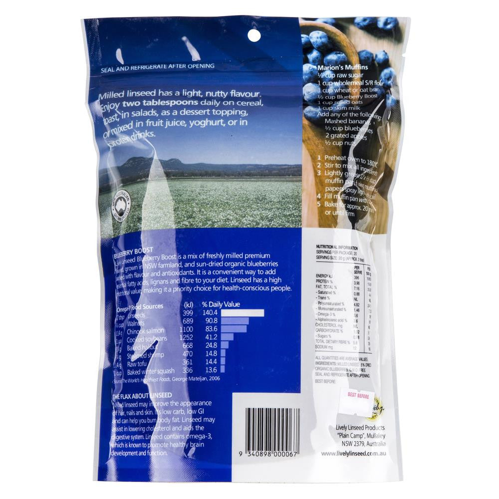 Lively Blueberry Boost 400g , Grocery-Breakfast - HFM, Harris Farm Markets
 - 2