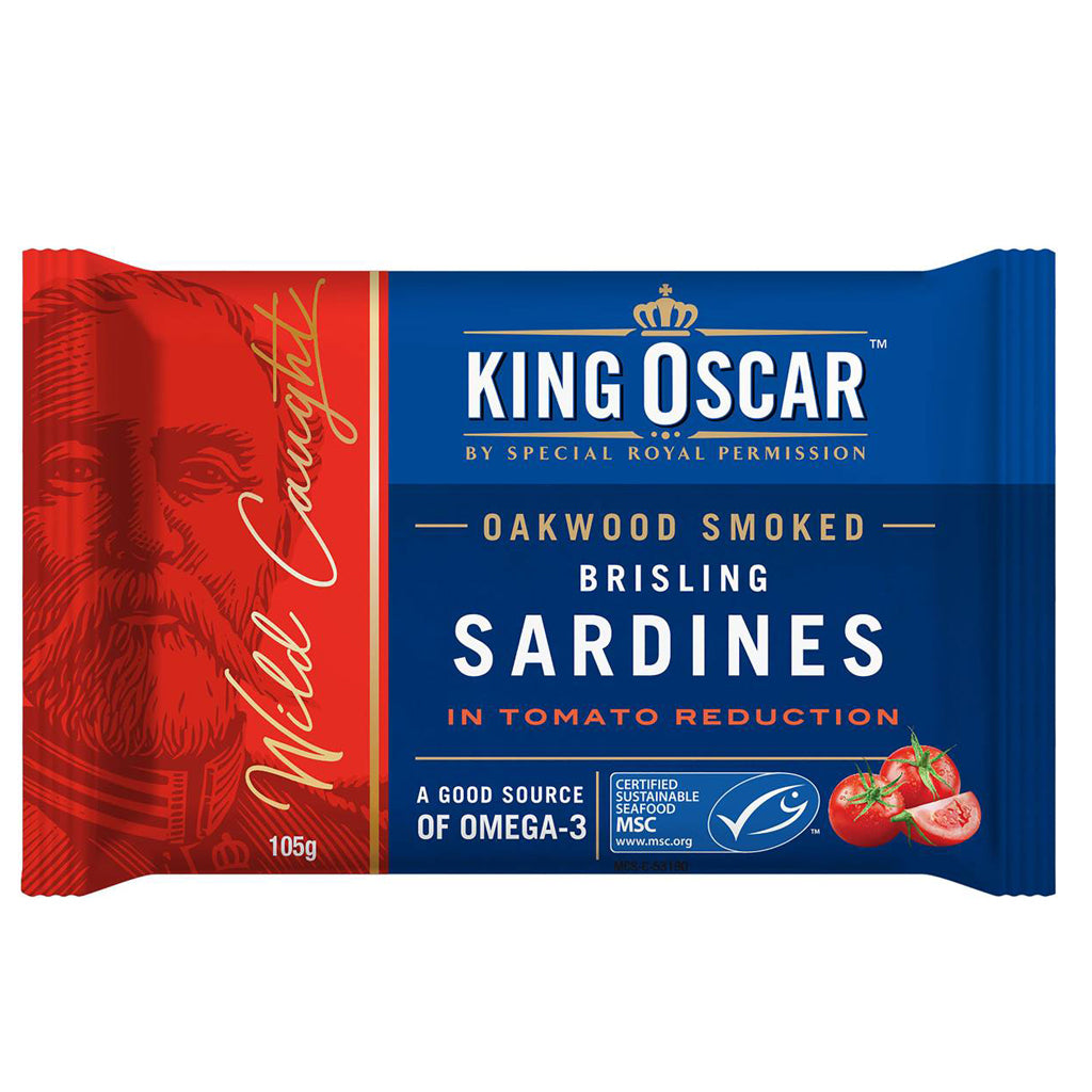 King Oscar Sardines In Tomato Sauce | Harris Farm Online