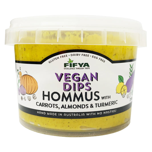 Fifya Vegan Hommus Carrots, Almonds and Turmeric 250g