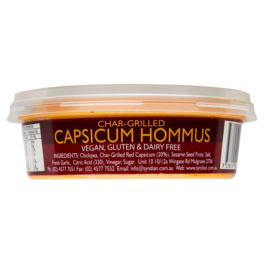 Syndian Char Grilled Capsicum Hommus 230g , Frdg1-Antipasti - HFM, Harris Farm Markets
 - 2